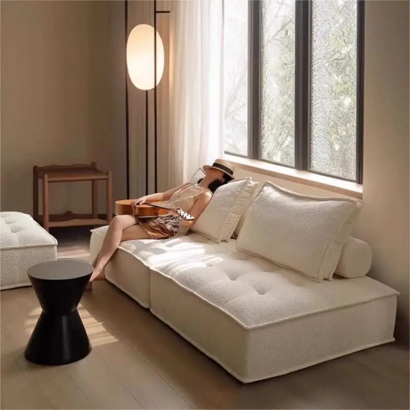 Modern Compressed Sofa Set Furniture High Density Foam Modular Sectional Sofa Fabric Living Room Sofas