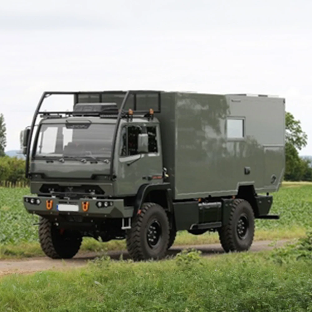 Ecocampor UTE Luxury Offroad Truck Camper Van Motorhomes Fiberglass Expedition Canopy for Camping Expedition Kitchen Features