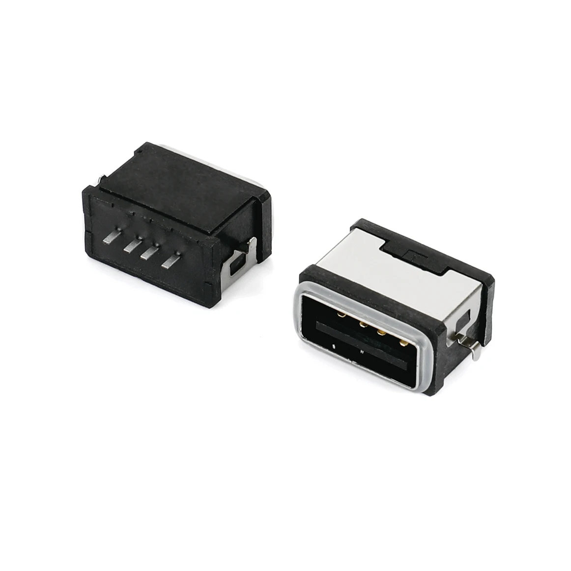 Free Samples Waterproof IPX7 Usb Female Socket Vertical Plug-In Multifunctional 6 Pin Interface