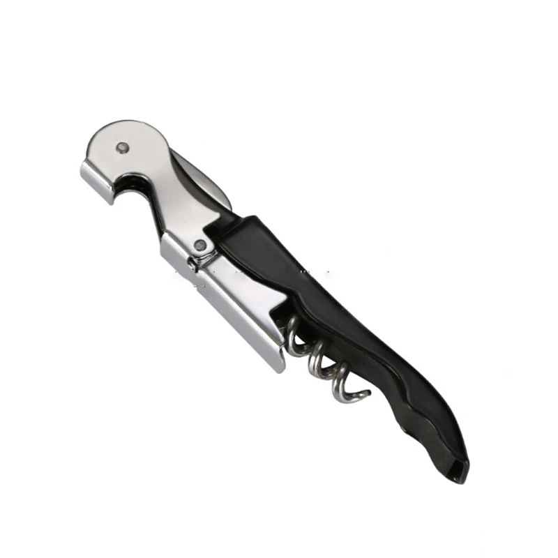 Custom Logo No MOQ Multifunction Deluxe Stainless Steel Wine Corkscrew Bottle Opener For Promotion
