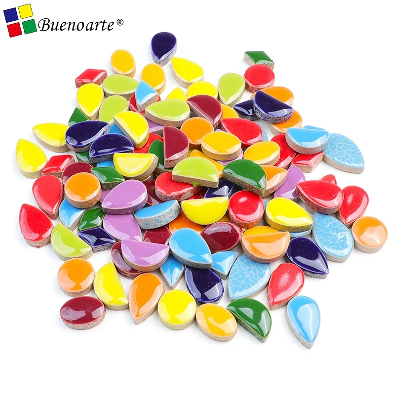 Ceramic Hobby Material & DIY Mosaic Tile Craft Supplies Arte Flower Water Drop,teardrop So On
