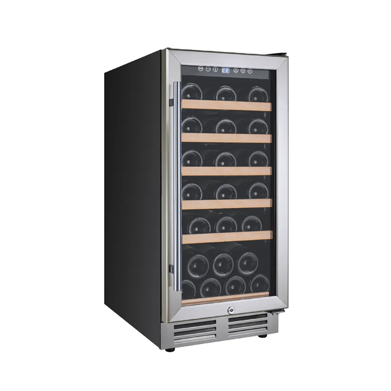 
Large Freestanding Dual Temp Built-In Compressor Wine Cooler Fridge With CE/CB/ROHS 