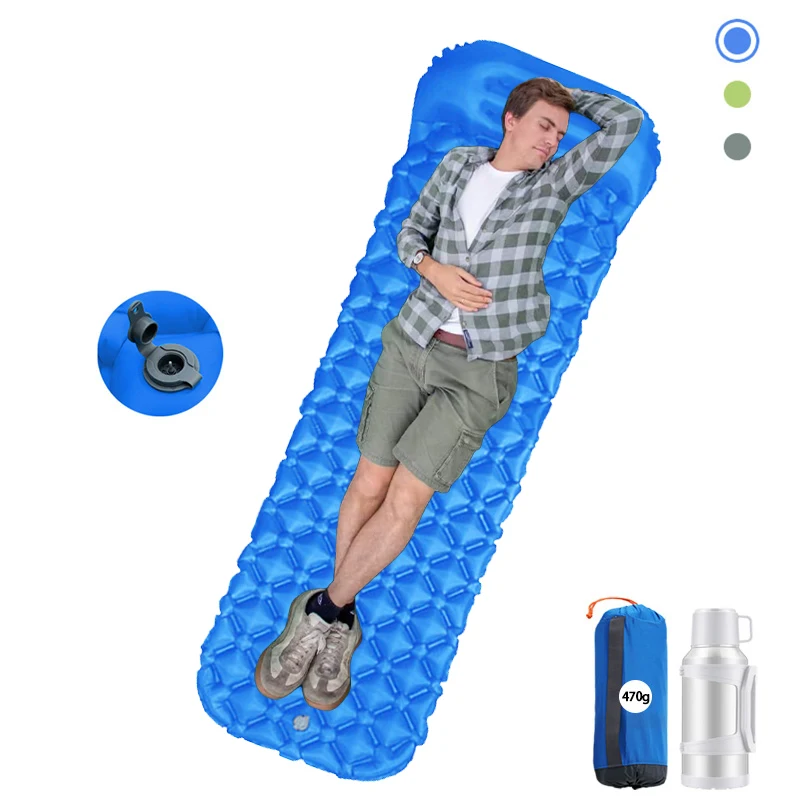 40D Nylon TPU Self Inflating Camping Mat Sleeping Pad Waterproof Inflatable Mattress Ultralight For