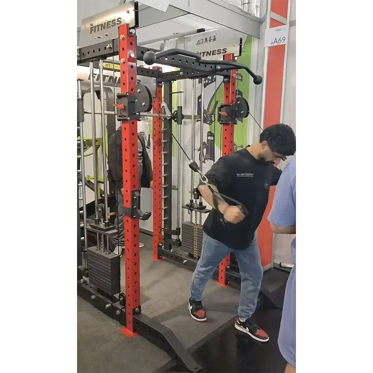 High Quality Wholesale Fitness Cross Fit Home Gym commercial squat rack adjustable squat rack