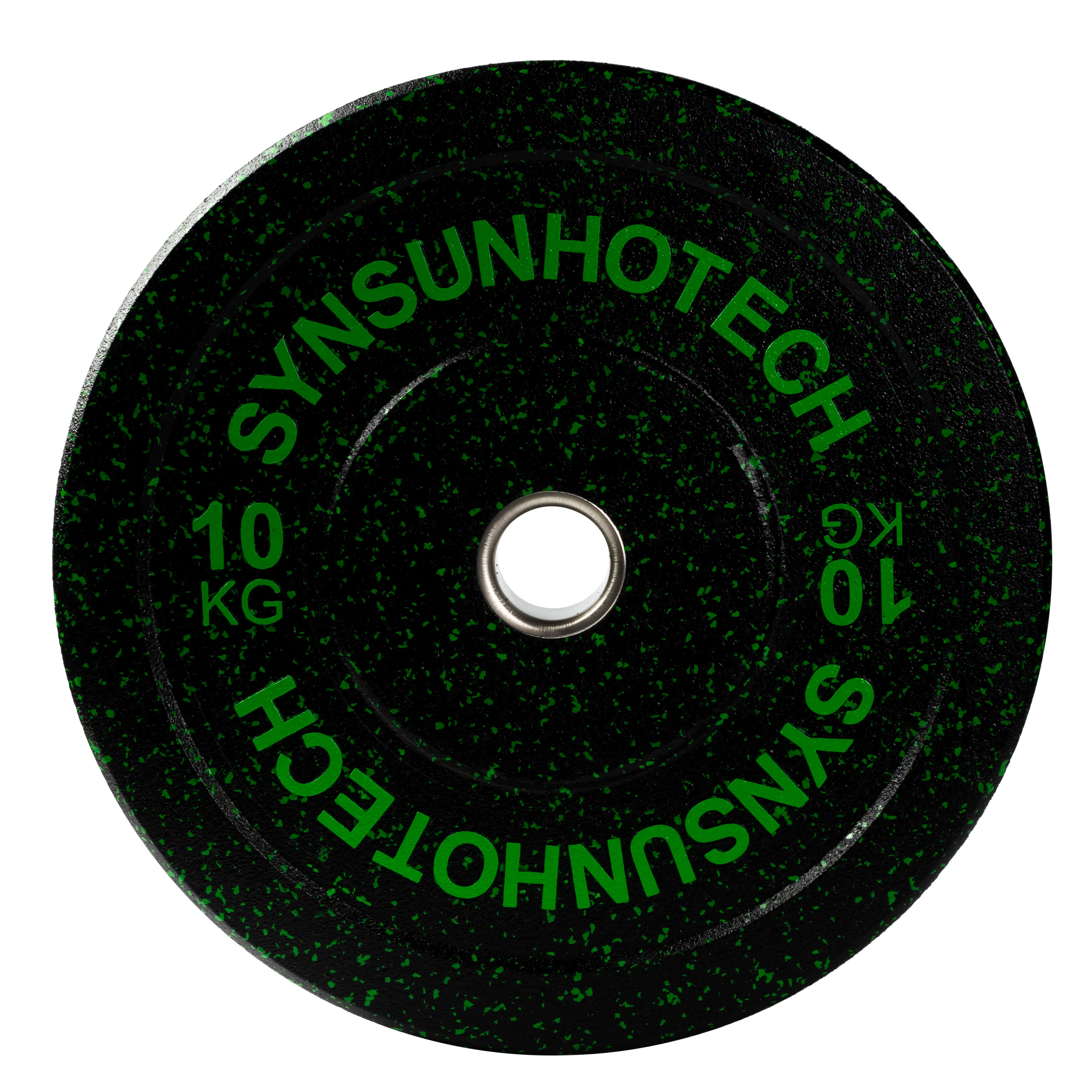 Crumb Weight Lifting Plates Black Hi Temp Rubber Colored Dots Free Weights Bumper Plates