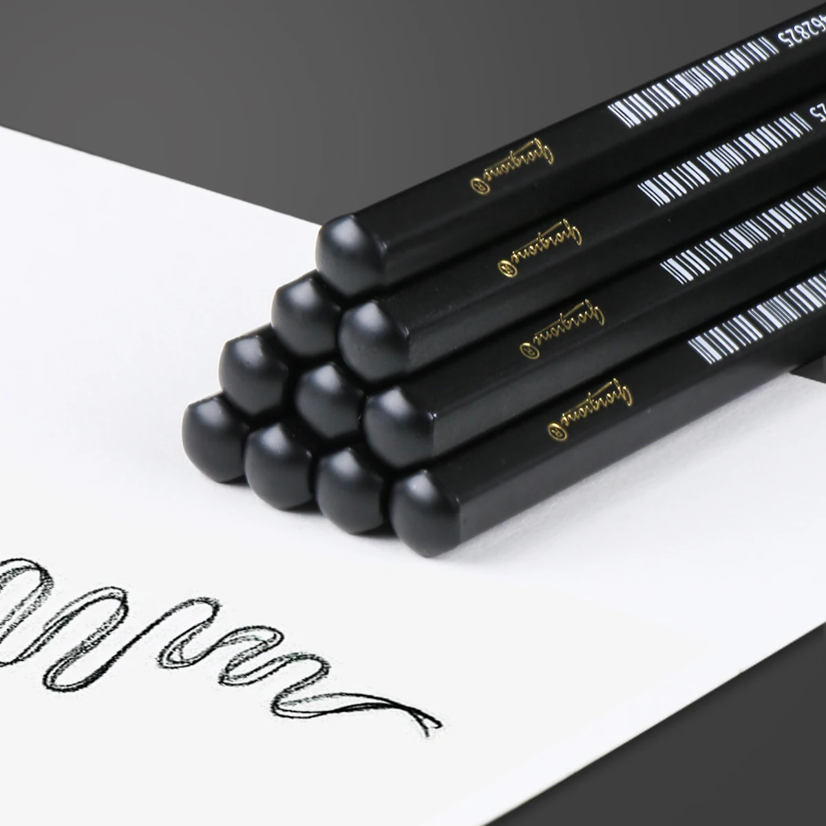 Giorgione Newest General 11pcs Art Black Sketching Pencils Hard Graphite 2B Charcoal Pencils Set For Students Drawing