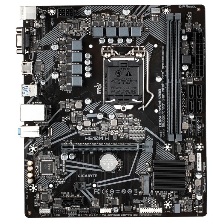 New board for GIGABYTE H510M H Motherboard . 11th and 10th Gen Intel Core Series Processors For LGA 1200 Socket 64G DDR4