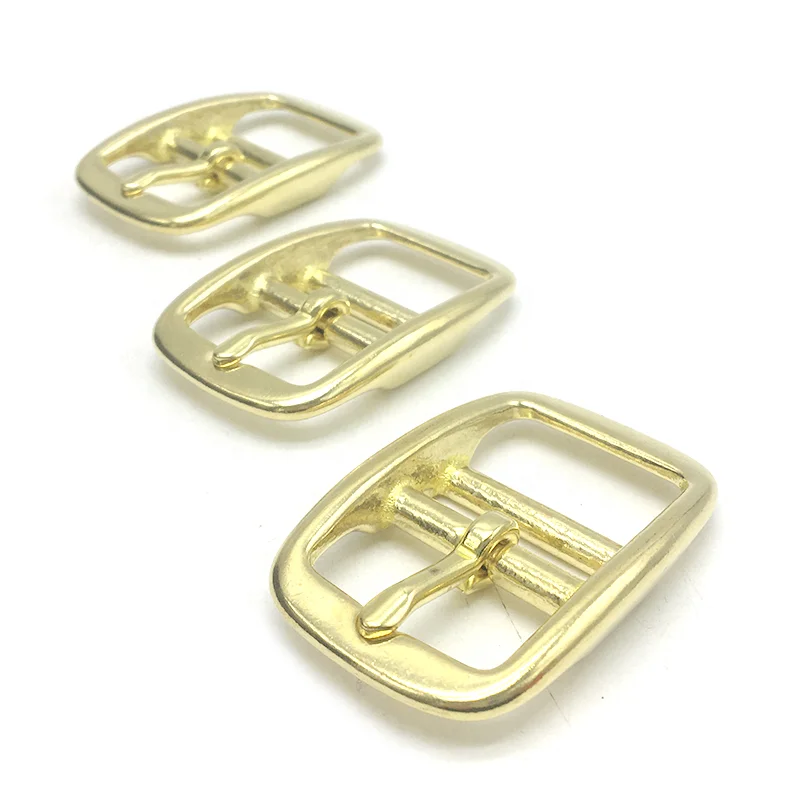Carosung, логотип на заказ, твердые латунные пряжки, частные этикетки, пряжка для пятки, двойная Центральная балка, латунные пряжки 1 дюйм для ремня