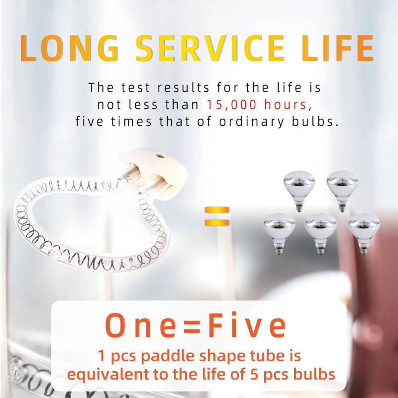 pigs Far infrared heat preservation lamp special heating bulb for breeding livestock chicks and piglets