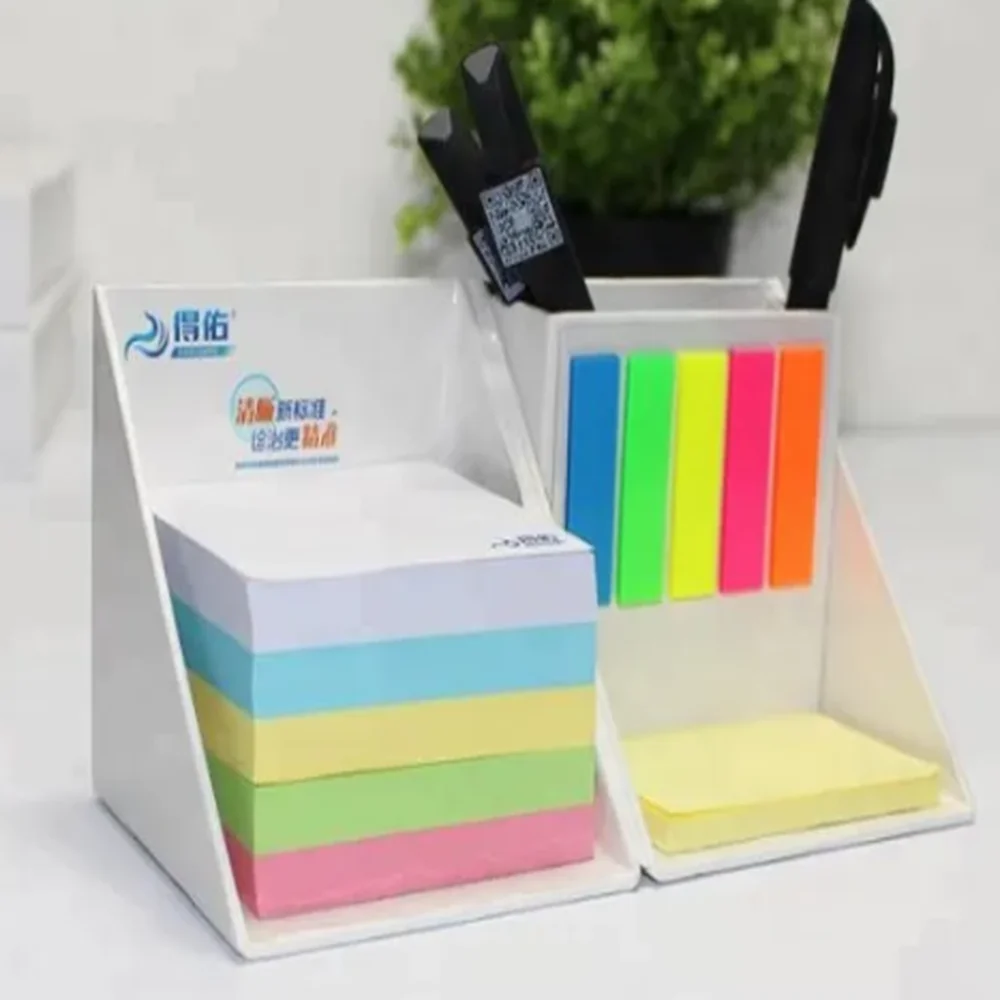 Colorful mini custom fluorescence memo notepad with logo