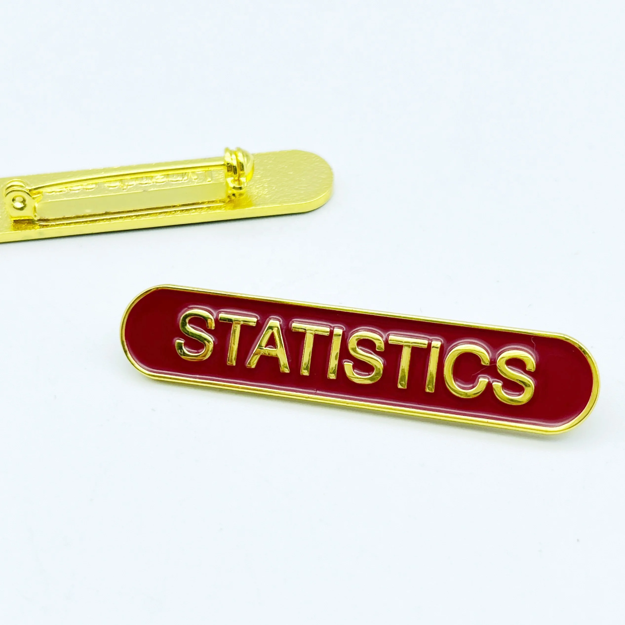 Soft Enamel China Products With Butterfly Clutch Metal Pin Triangle Button Badge JO-TC-19