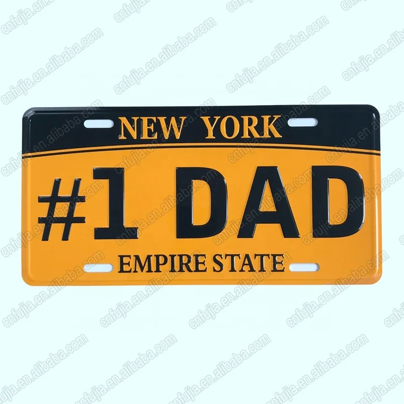 USA California wall decor embossed souvenir  metal aluminum car License plate