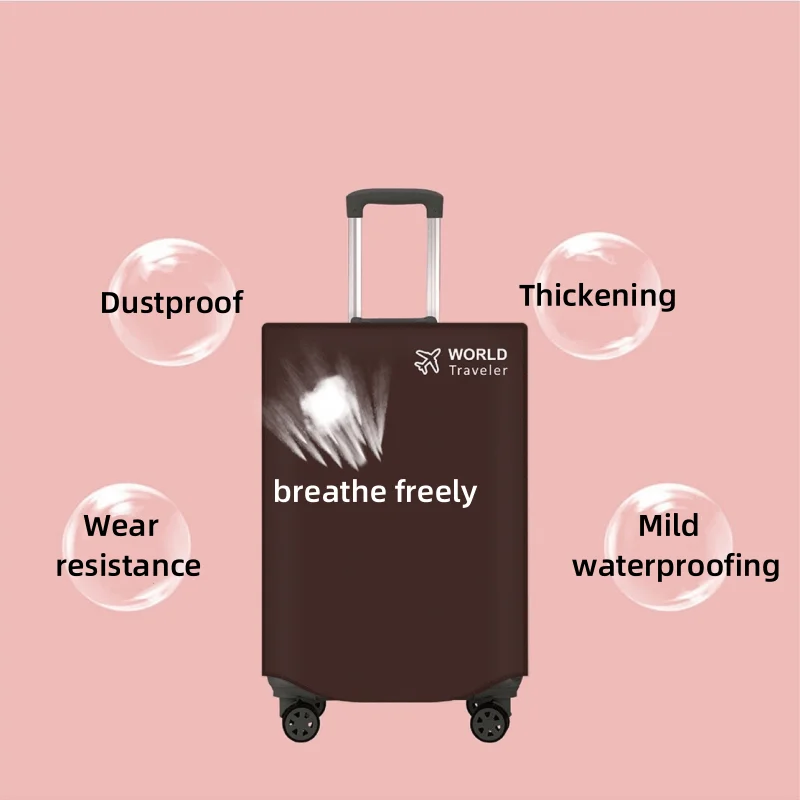 Factory Luggage Suitcase Cover Protector Net Travel Case Abs Business Fashion Valise Protective Luggage Cover