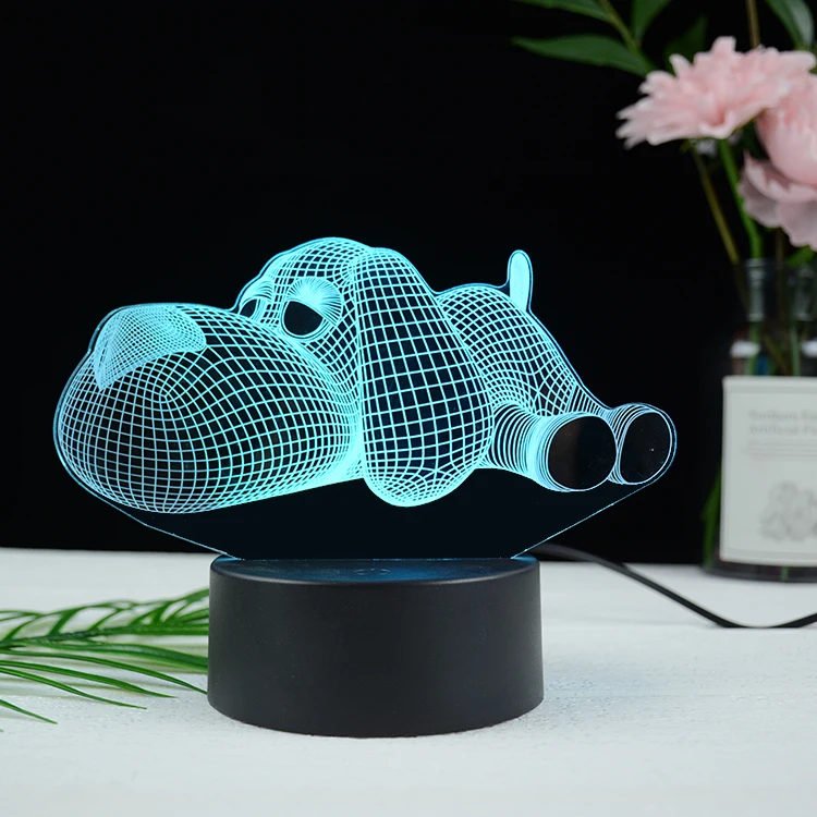Decoration Usage and USB cable Powered Generation 3D night light