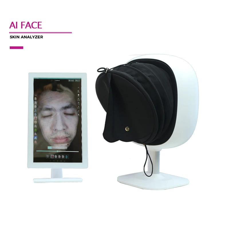 3d Smart Facial Skin Condition Assessment test portable skin analyzer or face with app