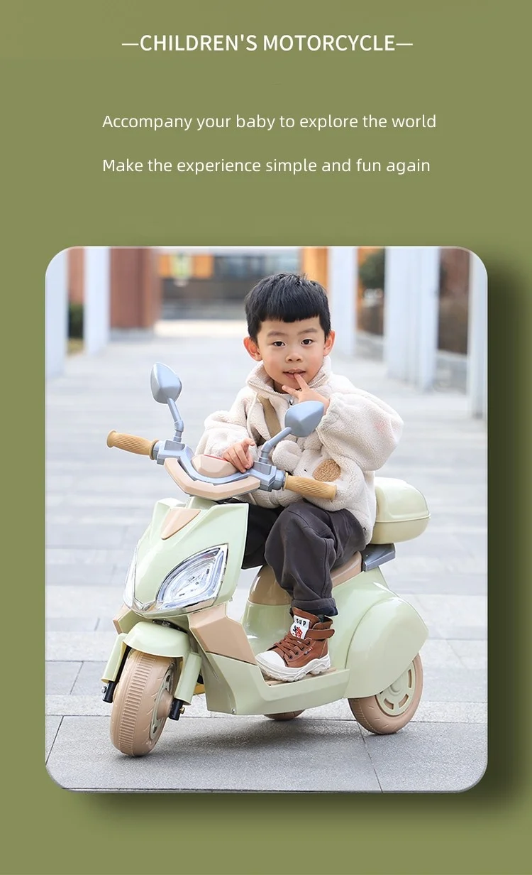 Children Toy Factory Wholesale Ride on Car Kids Electric Car Black Red with Music