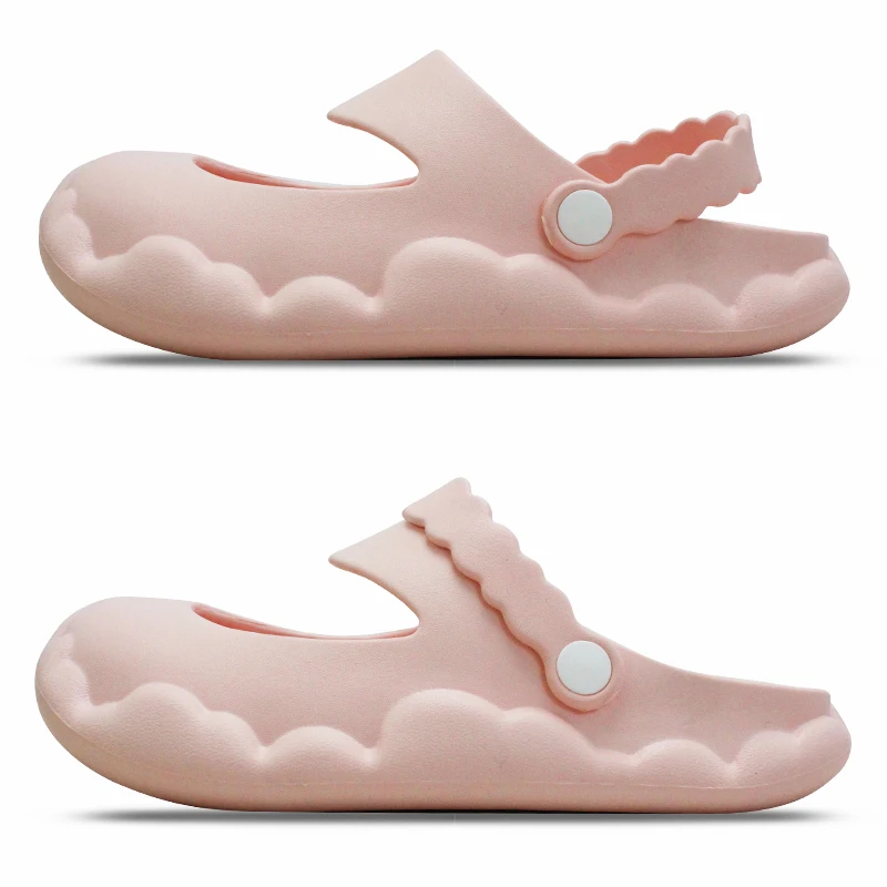 GRS New Arrival Women EVA Fashion and leisure Wedge Slide clog summer beach Thick soled EVA Dutch Clog