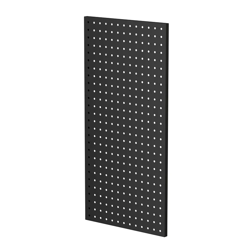 Metal Peg Board Black Color Dry Erase Magnetic Memo Board Magnet Display Bulletin Magnetic Black Message Metal Peg Board
