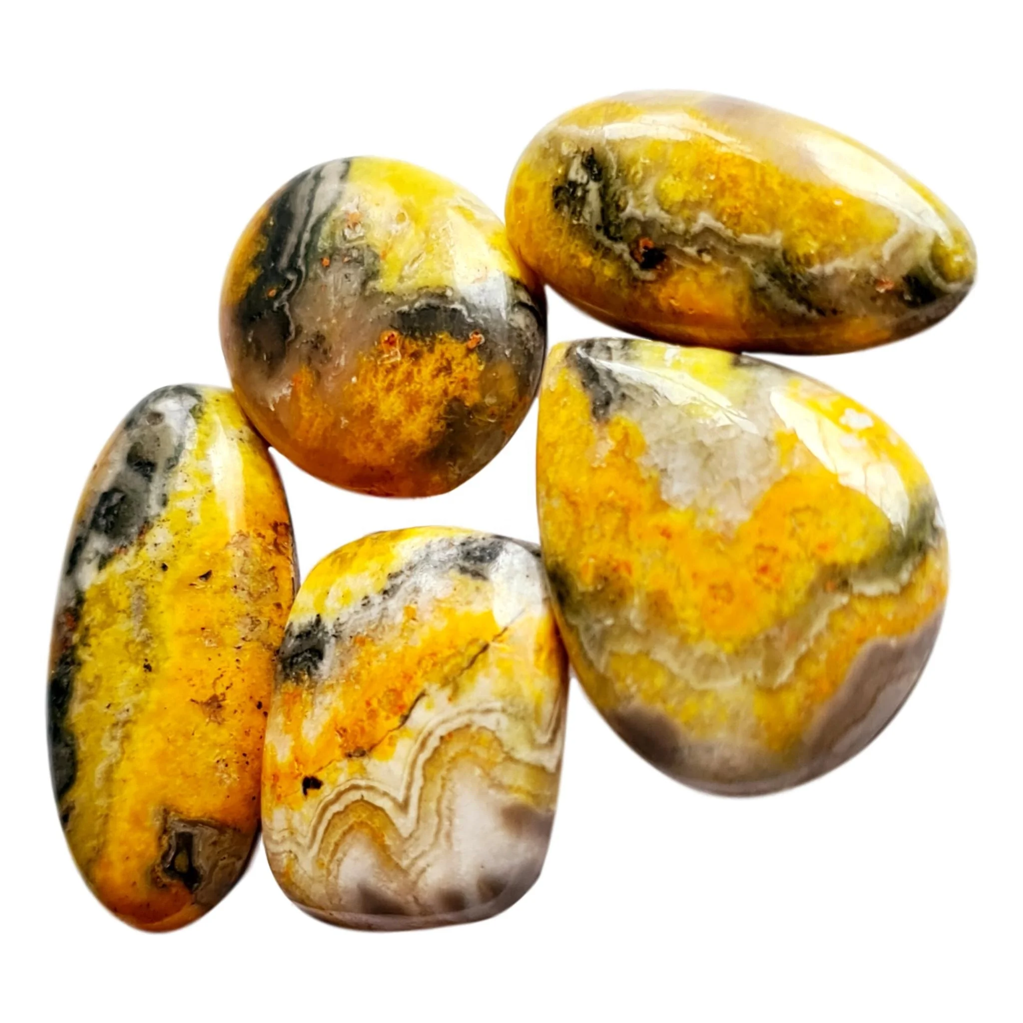 Loose Bumble Bee Jasper Gemstone Cabochons Cut In All Shapes And Sizes Cut On Custom Orders In Wholesale Prices In All Other Typ