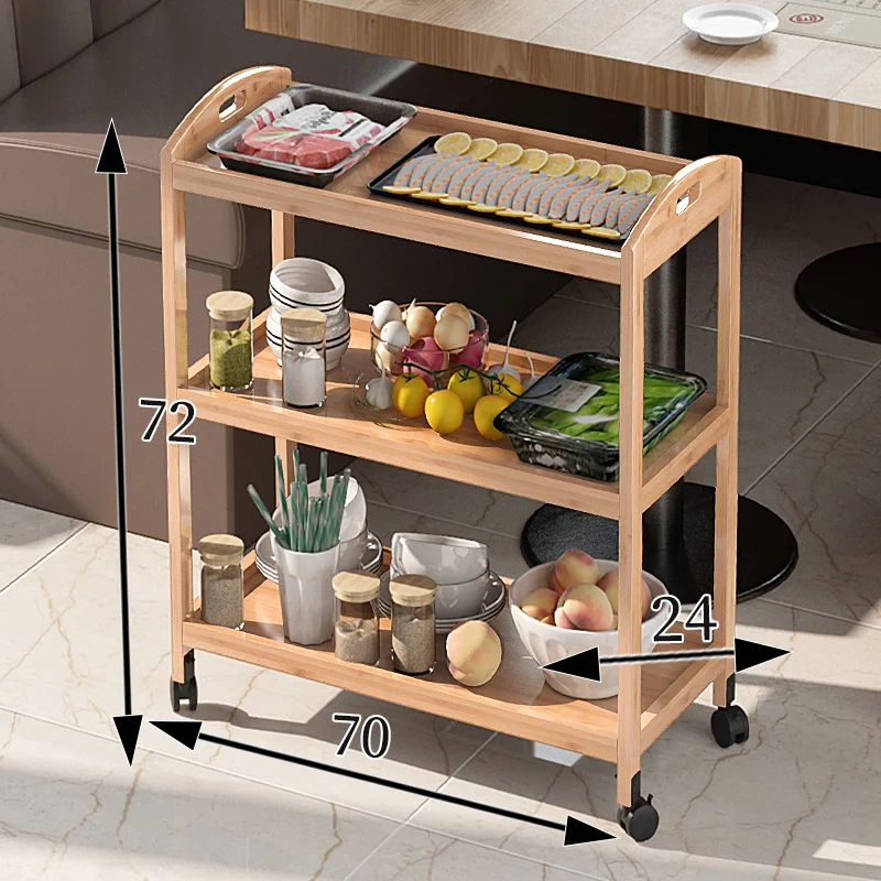 Тележка для хранения, 3 уровня