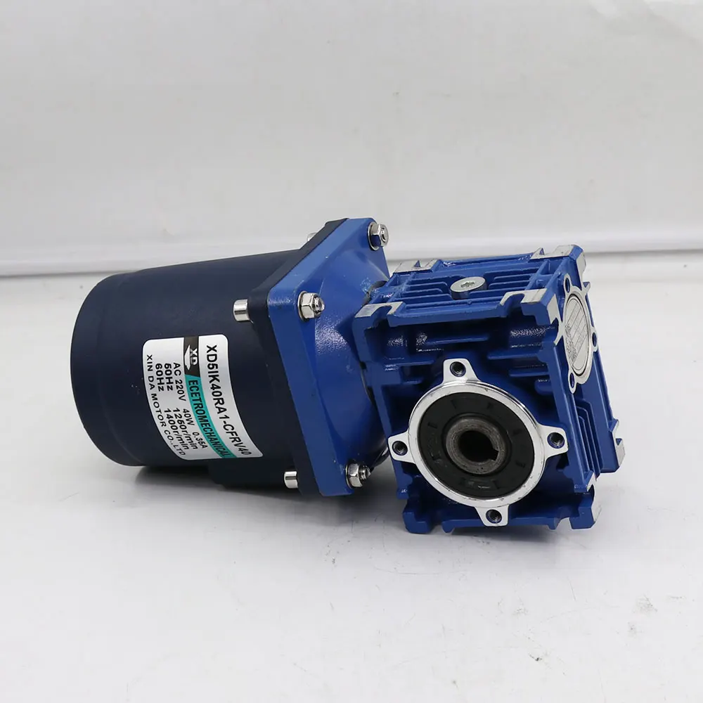 40W worm gear reduction motor rv30 large torque forward and reverse motor small  electric car  brushless dc motor for