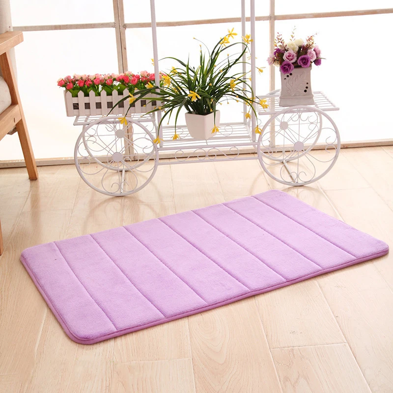 
Wholesale Non-slip Bath Mats for Household 40cmX60cm Memory Foam Bath Mat 