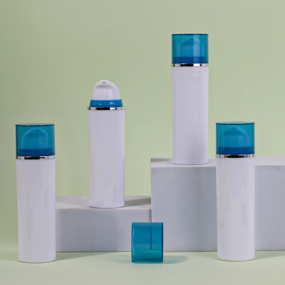 Airless Pump Bottle Custom 50ml Empty Creams Cosmetic Plastic Packaging Airless Bottle Lotion Pump Bottle