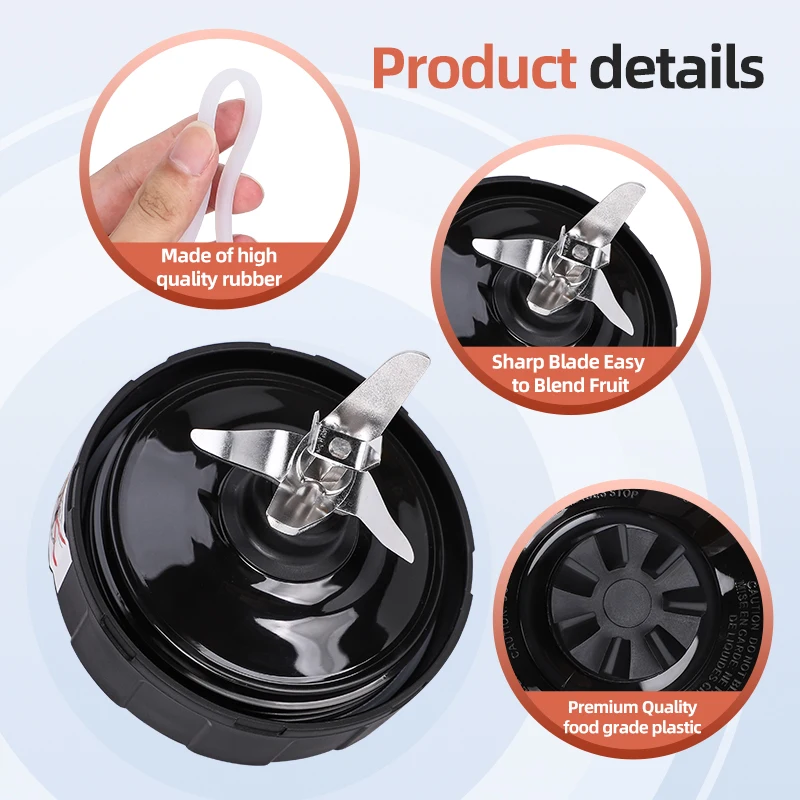 Replacement Extractor Bottom Blade 7 Fins For Nutri Nija blender