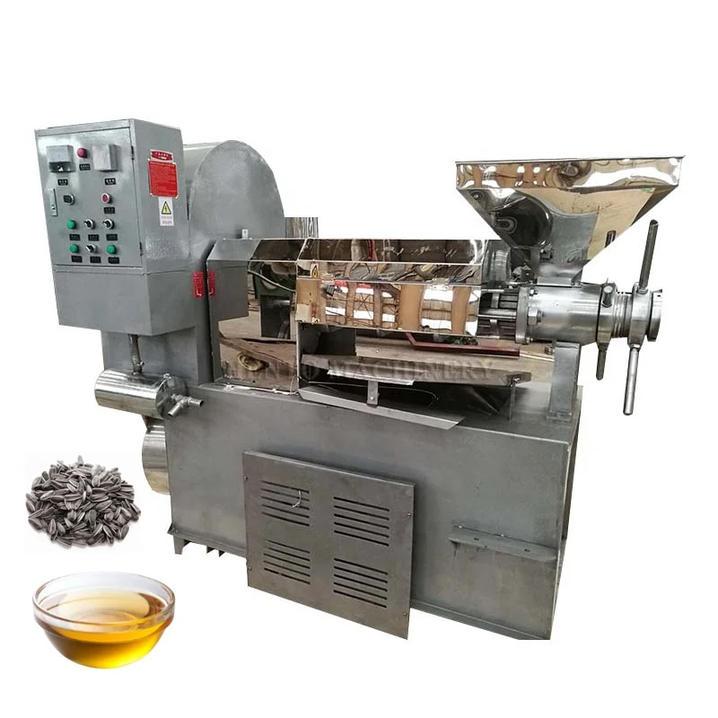 Energy Saving Pumpkin Seed Oil Extraction Machine / Stainless Steel Oil Press Machine / Sunflower Oil India Press