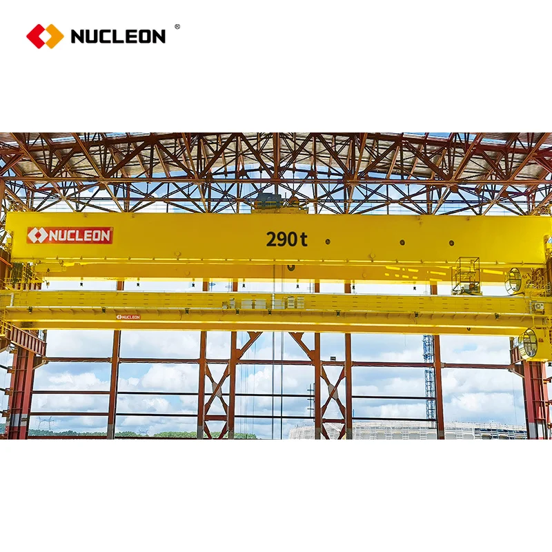 Двухбалочный мостовой кран типа Nucleon QDXX с грузоподъемностью крюка 5-320 тонн для склада