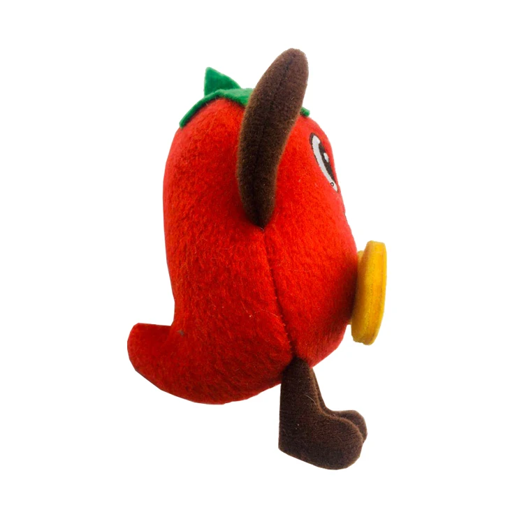 Cute Cartoon Plush Stuffed Pepper Doll Pepper Playing Guitar Key Chain Pendant Plush Doll Toys