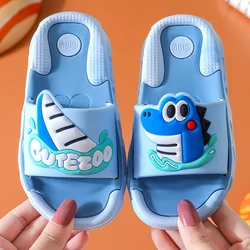 2021hot sell size24-35# animal shoes baby boy toddler  soft kids  non-slip PVC beach slippers