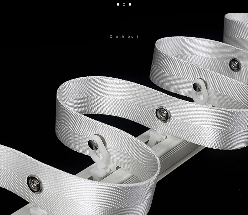 New Trend Clear Drapery Aluminium Alloy Ripple Fold Track S Shape Track