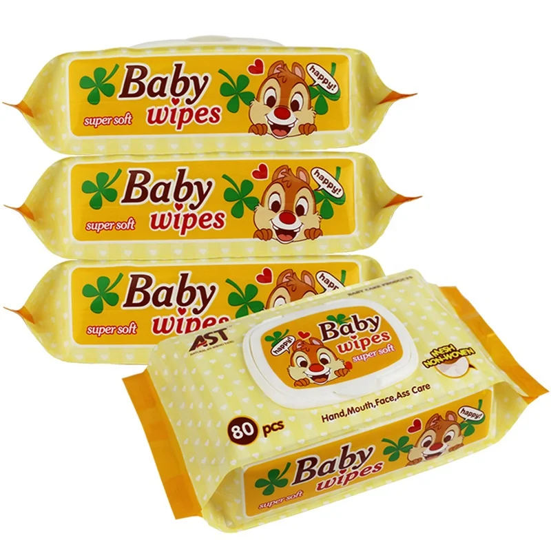 Toallitas humedas para bebes al por Large 80 toallitas desechables recien nacen sin алкоголь без парфюма