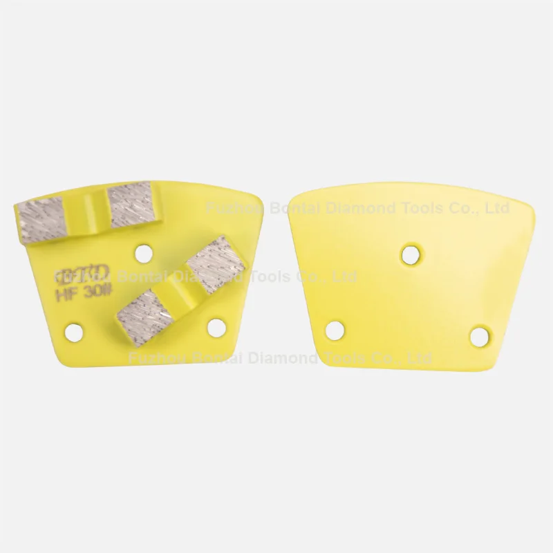 Bontai new arrivals 2024 design concrete grinding shoes with M diamond segments