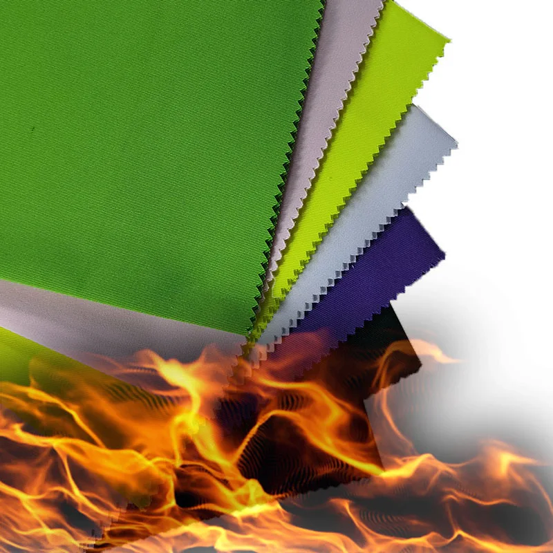 Fabrfic Fr Test ISO 15025 for 21*21 108*58 57/58 T Shirt Shirt Fabric EN ISO 11612 Flame Retardant Cotton Woven 100% Cotton