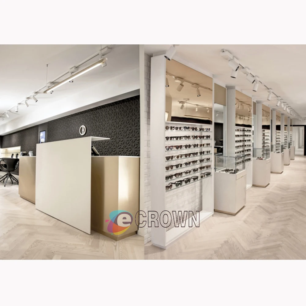 Rts Store Design Mall Optical Shop Nar Mdf Optics Store for Sale ODM