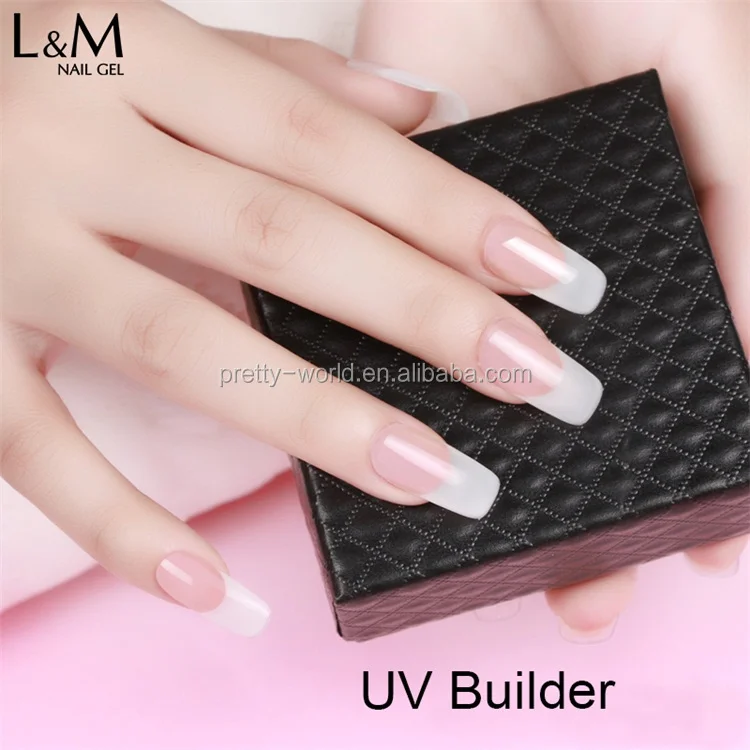 L&M factory Fast extension no need finger holder gel nails uv hard extend poly gel builder