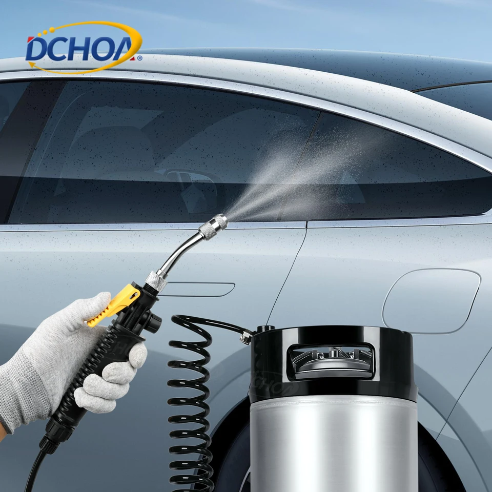 DCHOA Portable 9.5L High pressure car washer Car washer machine TPU PPF Film keg sprayer