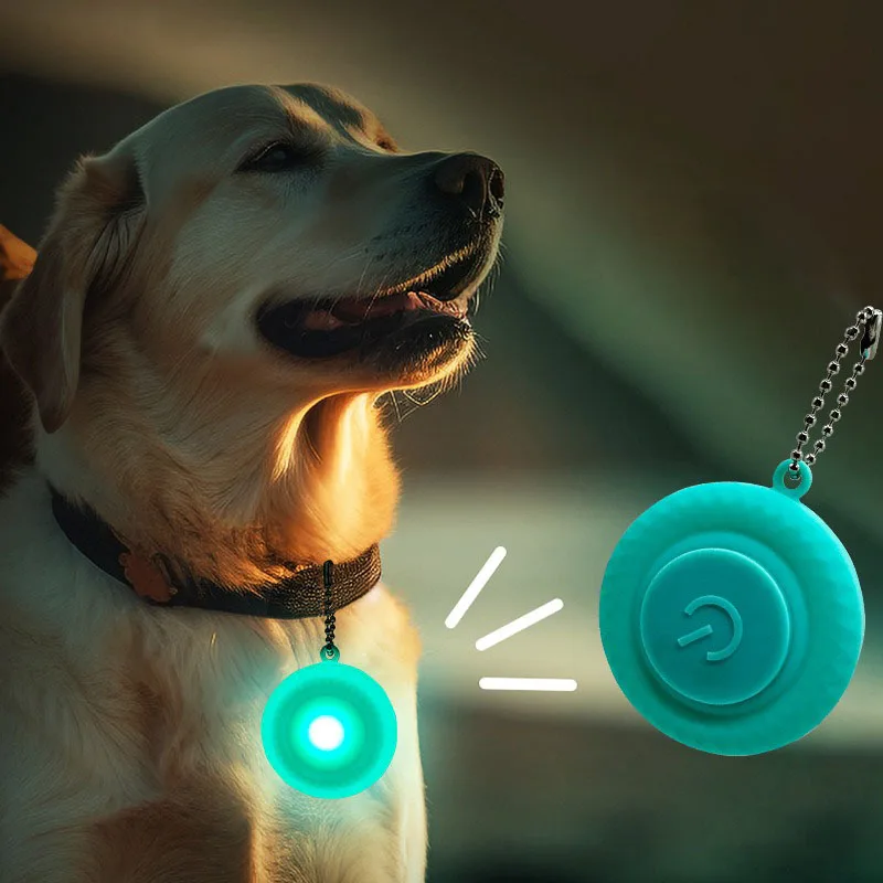 Joypet оптовая продажа недорогой кулон из силикагеля светящийся для домашних животных кошка собака ожерелье светящееся яркое