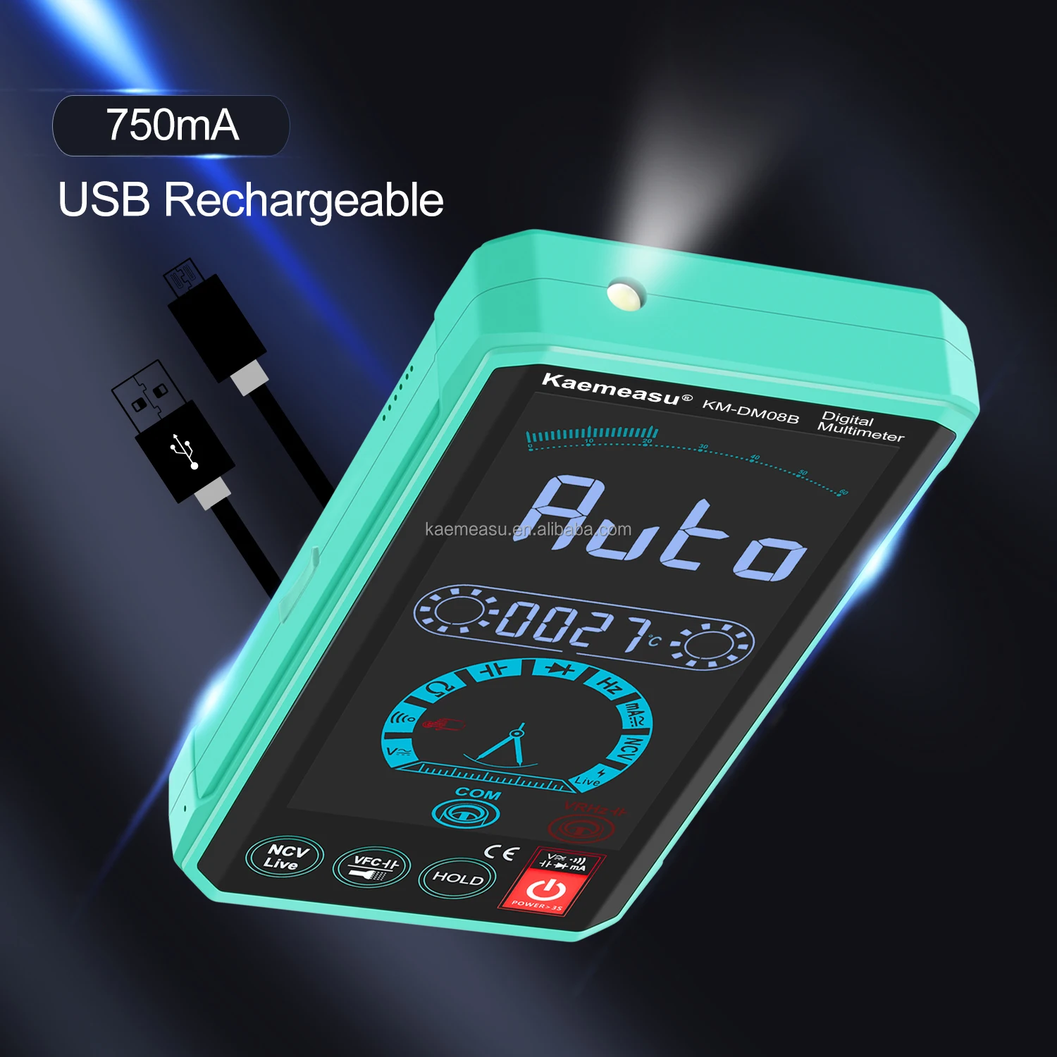 OEM Electrician Intelligent Voice ture rms multimeter ncv voltage detector automatic smart multimeter digital multimeters
