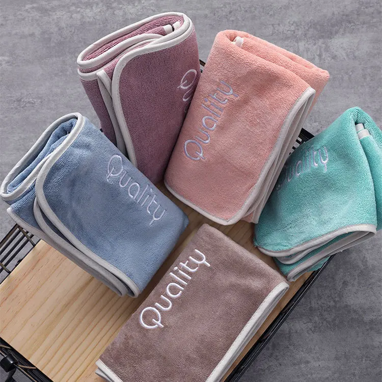 3pcs Hot Customized Logo face towel Bath Towel Set Spa Pool Bathroom Super Soft Absorbent spa microfiber towel set