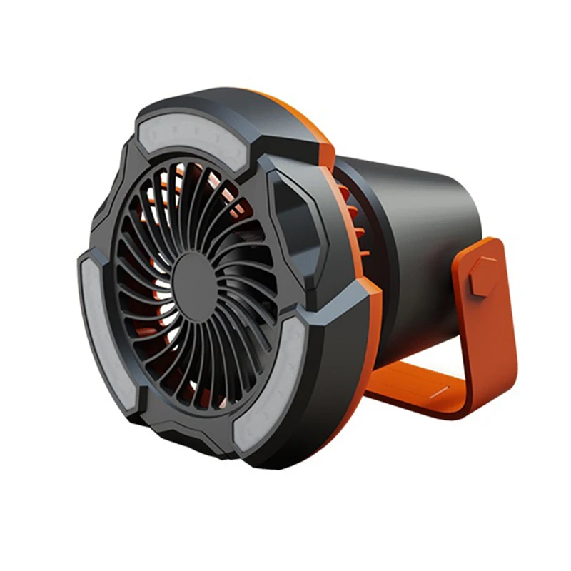 Remote Control Tent Phone Charge Power Bank USB Outdoor Portable Rechargeable Hanging Camping Ceiling Fan With Led Lantern