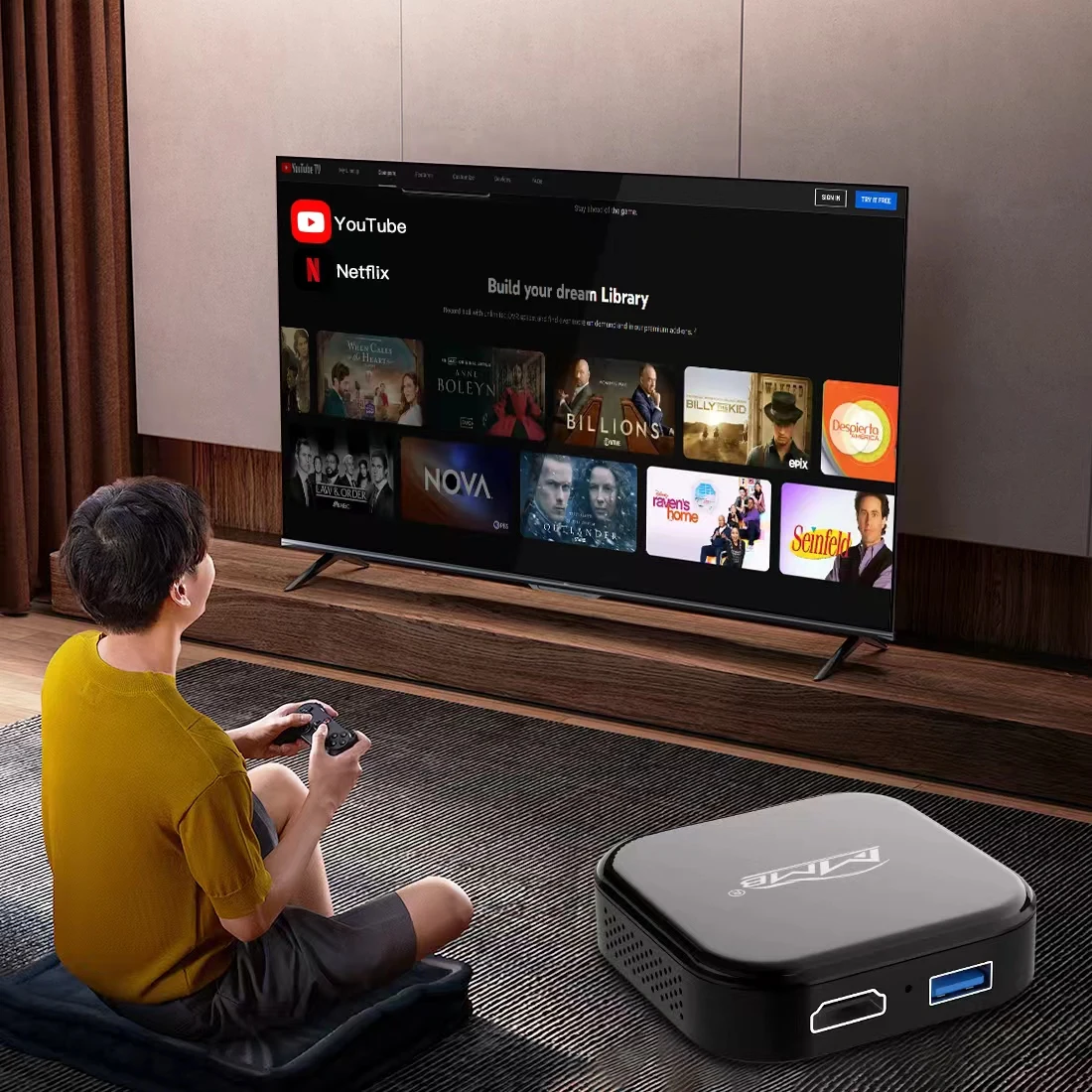 Фабричная оригинальная телевизионная приставка для Android Carlay AI BOX поддерживает беспроводную приставку Apple CarPlay и онлайн-приставку