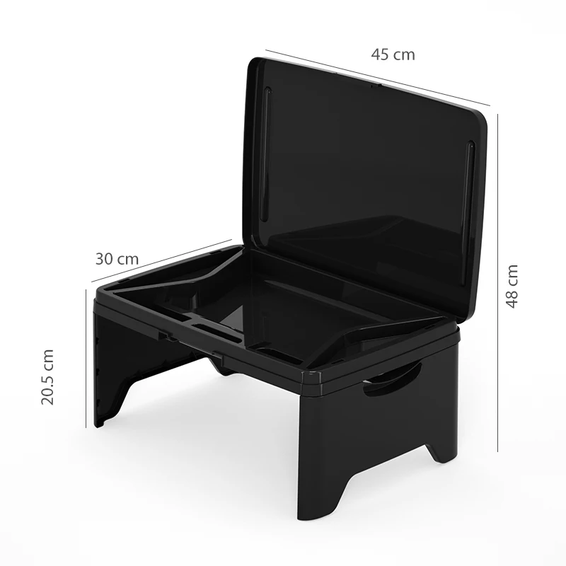 Ergonomic Folding Lap Desk Household Car Camping Events-Hot Grill Hanging Stand Hot Plastic Folding Table Laptop Bed Eating