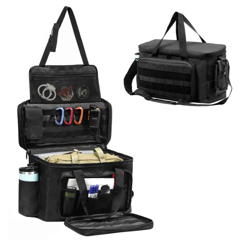 Tactical Molle Patrol Bag Gear Duty Bag Car Front Seat Organizer Hanging Passenger Seat Storage Bags