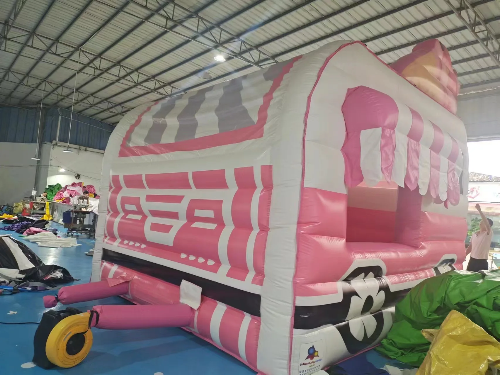 Custom Inflatable Ice Cream Candy Combo Store Commercial PVC Advertising Tent Party Carnival Store Inflatable Booth