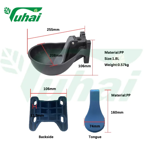 pollution-free livestock product PP feeding trough