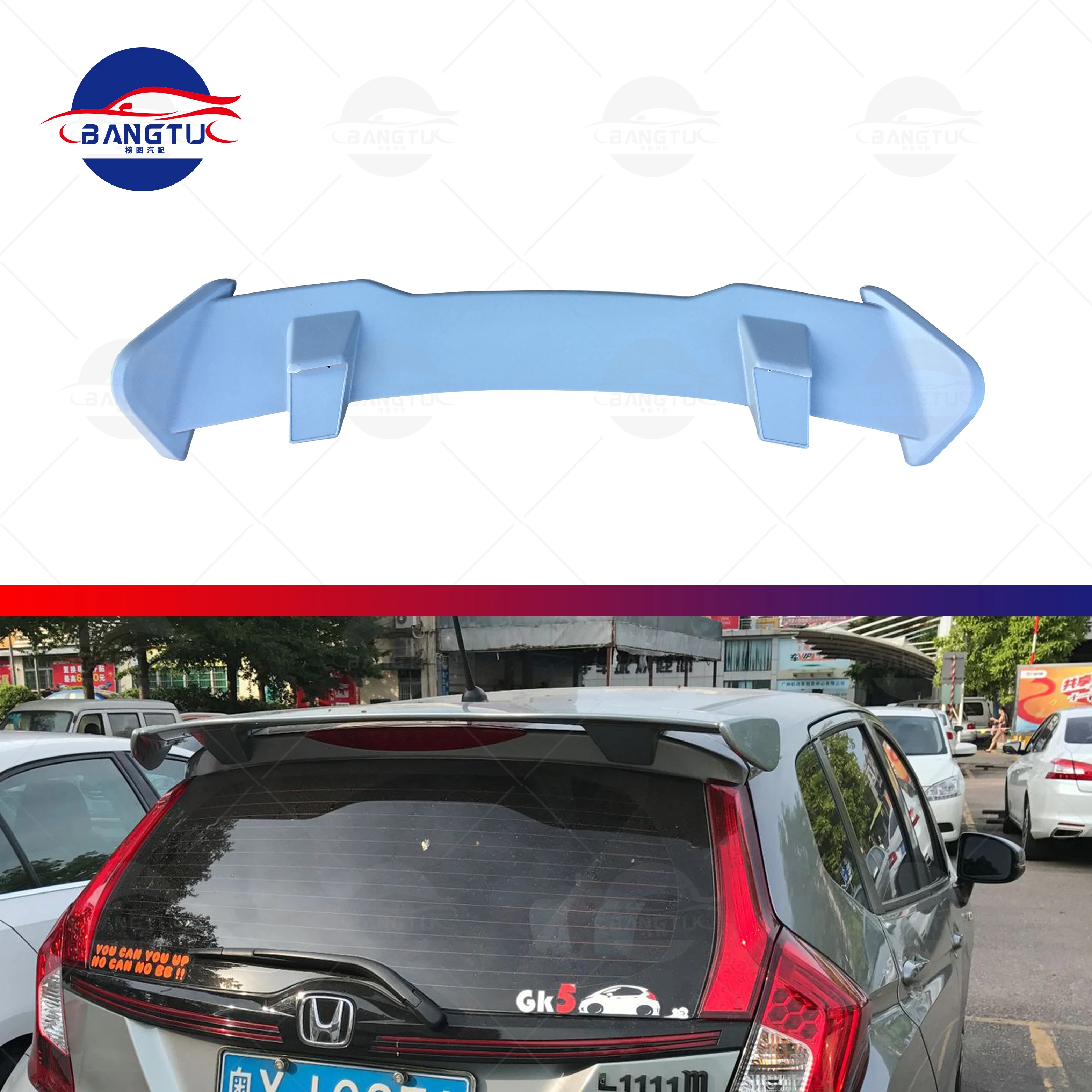 ABS auto rear wing spoiler fit for TOYOTA corolla roof 2003 2004 2005