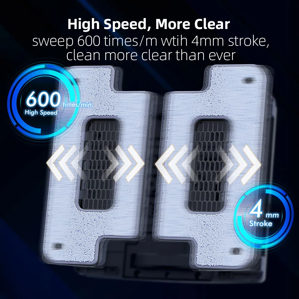Откройте для себя мощь HOBOT-S6 профи: компактный робот-пылесос квадратной формы с вакуумной технологией